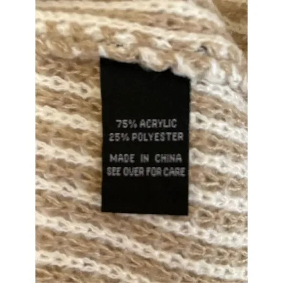 Fortune + Ivy Open Front Waffle Knit Cardigan Size Large Style 0290J3Q (P3) NWT - Picture 5 of 9